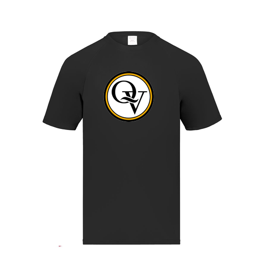 [2791.080.S-LOGO2] Youth Smooth Sport T-Shirt (Youth S, Black, Logo 2)