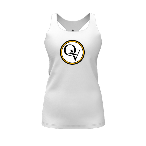[FT0TRBWH-FYS-LOGO2] Decker Racerback Tank Top (Female Youth S, White, Logo 2)