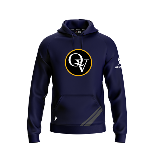 [FOLHSMNV-YXS-LOGO1] Decker Summit Hoodie (Youth XS, Navy, Logo 1)