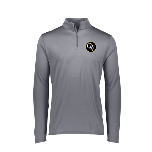 [FTLQFLGY-FAXS-LOGO1] Decker Women's Flex-Lite 1/4 Zip Shirt (Female Adult XS, Gray, Logo 1)