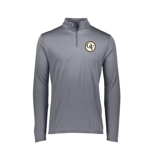 [FTLQFLGY-FAXS-LOGO2] Decker Women's Flex-Lite 1/4 Zip Shirt (Female Adult XS, Gray, Logo 2)