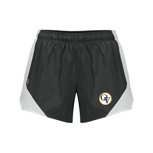 [229489.420.S-LOGO2] Girls Olympus Shorts (Female Youth S, Black, Logo 2)
