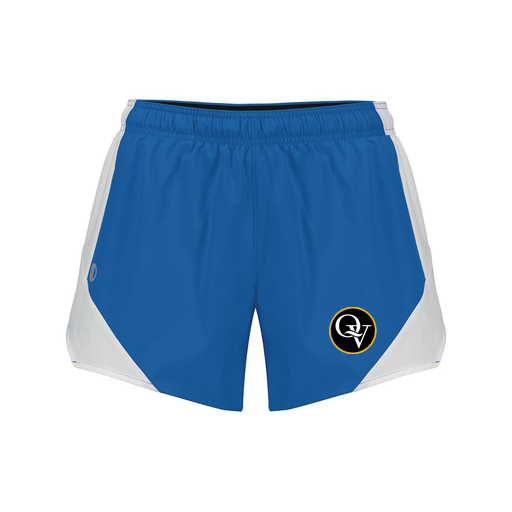 [229489.H02.S-LOGO1] Girls Olympus Shorts (Female Youth S, Royal, Logo 1)