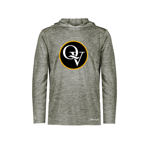 [FOLHCGGY-AS-LOGO1] Decker Men's Charge Hoodie (Adult S, Gray, Logo 1)