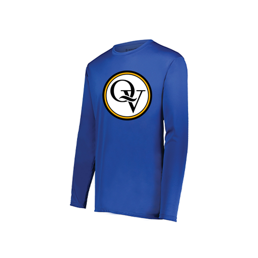 [222822.060.XS-LOGO2] Men's LS Smooth Sport Shirt (Adult XS, Royal, Logo 2)