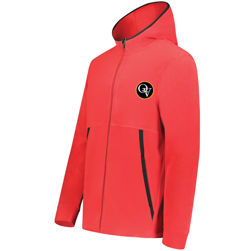 [6859.083.XS-LOGO1] Youth Chill Full Zip Fleece (Youth XS, Red, Logo 1)